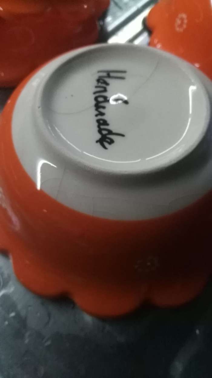 Фотография покупателя товара Пиала большая 13см "Маргаритка" оранжевая 200 мл - Фото 1