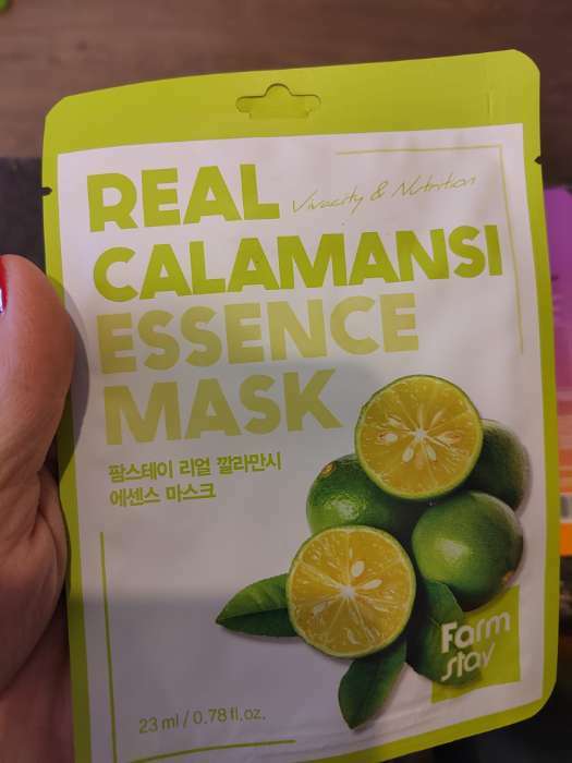Фотография покупателя товара Тканевая маска для лица FarmStay с экстрактом каламанси - Фото 8