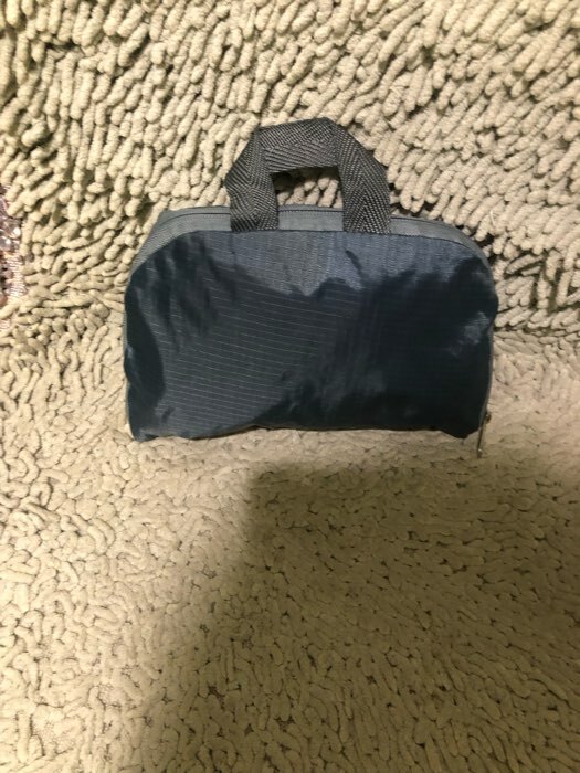 Фотография покупателя товара Рюкзак складной, отдел на молнии, наружный карман, 2 боковые сетки, цвет серый - Фото 2