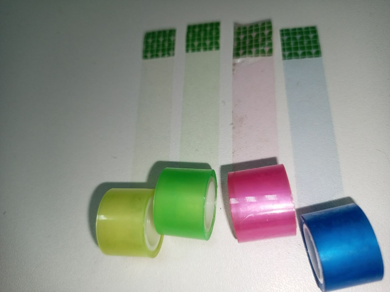 Фотография покупателя товара Клейкая лента цветная, полупрозрачная, 12 мм х 2 м, МИКС