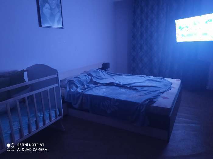 Фотография покупателя товара Спальня Леси, набор -  комод 800, кровать 1600, тумбы 2 шт , Венге/Дуб белфорд