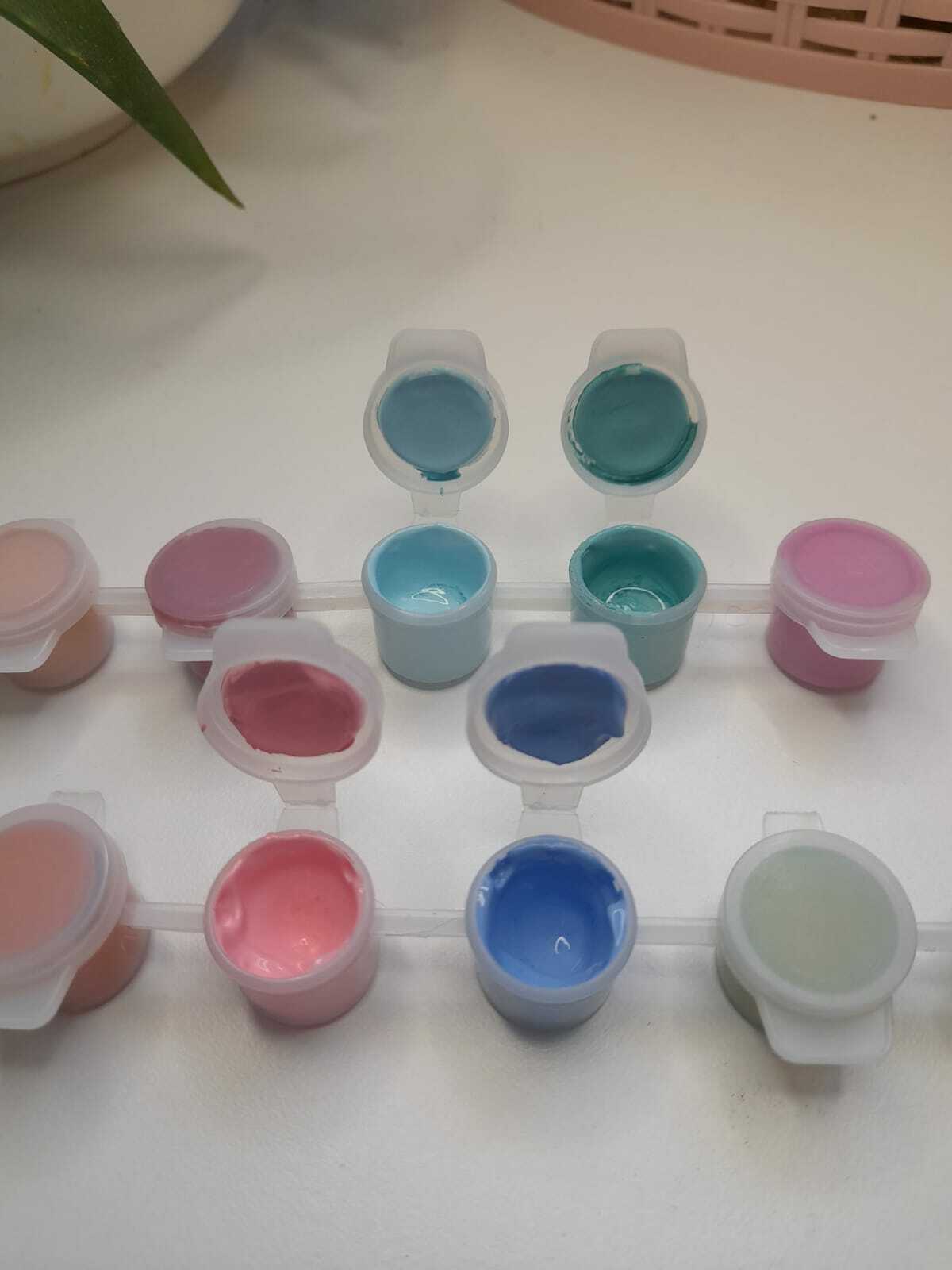 Фотография покупателя товара Краска акриловая, набор 18 цветов х 3 мл, Calligrata, морозостойкие, в пакете - Фото 2