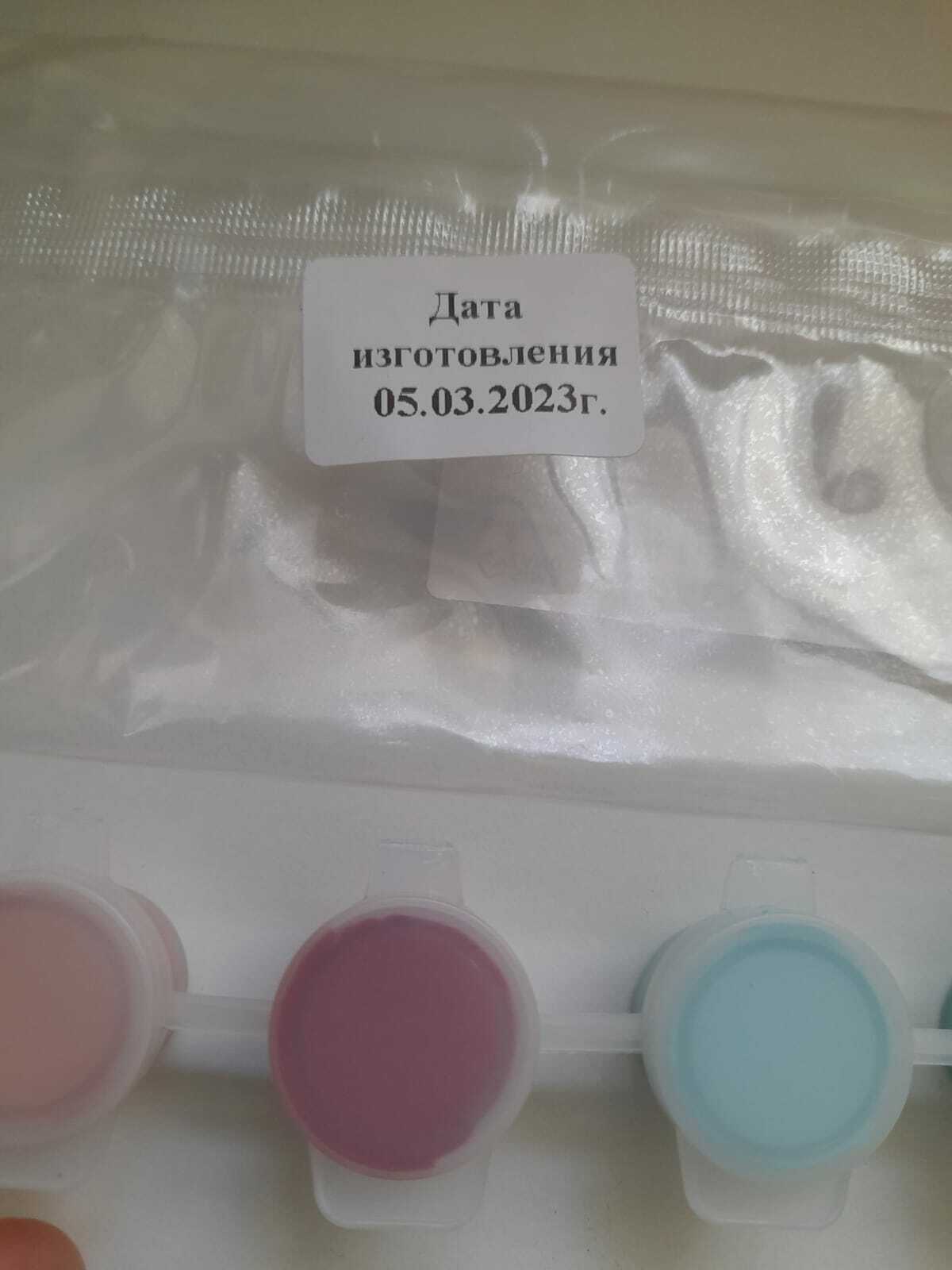 Фотография покупателя товара Краска акриловая, набор 18 цветов х 3 мл, Calligrata, морозостойкие, в пакете - Фото 1