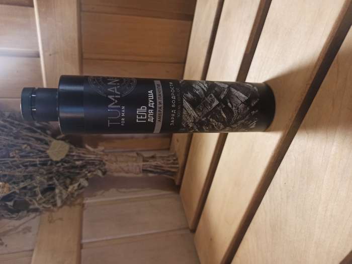 Фотография покупателя товара Гель для душа парфюмированный , 300 мл, аромат амбра и пачули, TUMAN by URAL LAB