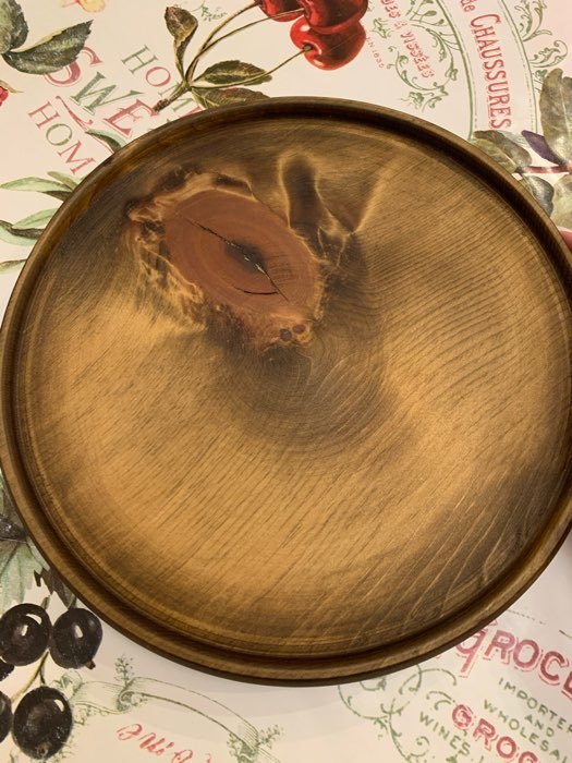 Фотография покупателя товара Поднос из натурального кедра Mаgistrо, 25×2,8 см, цвет шоколадный - Фото 27
