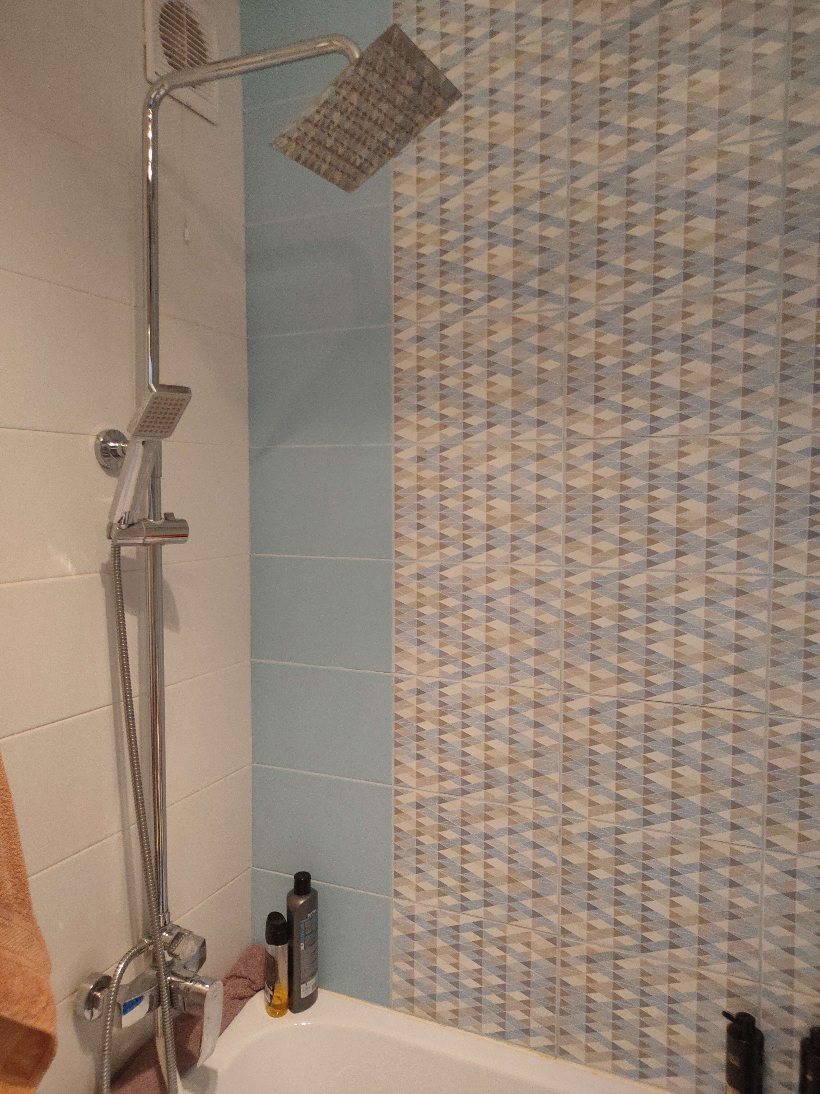 Фотография покупателя товара Душевая система Accoona A8321, с тропическим душем, цинк, хром - Фото 7