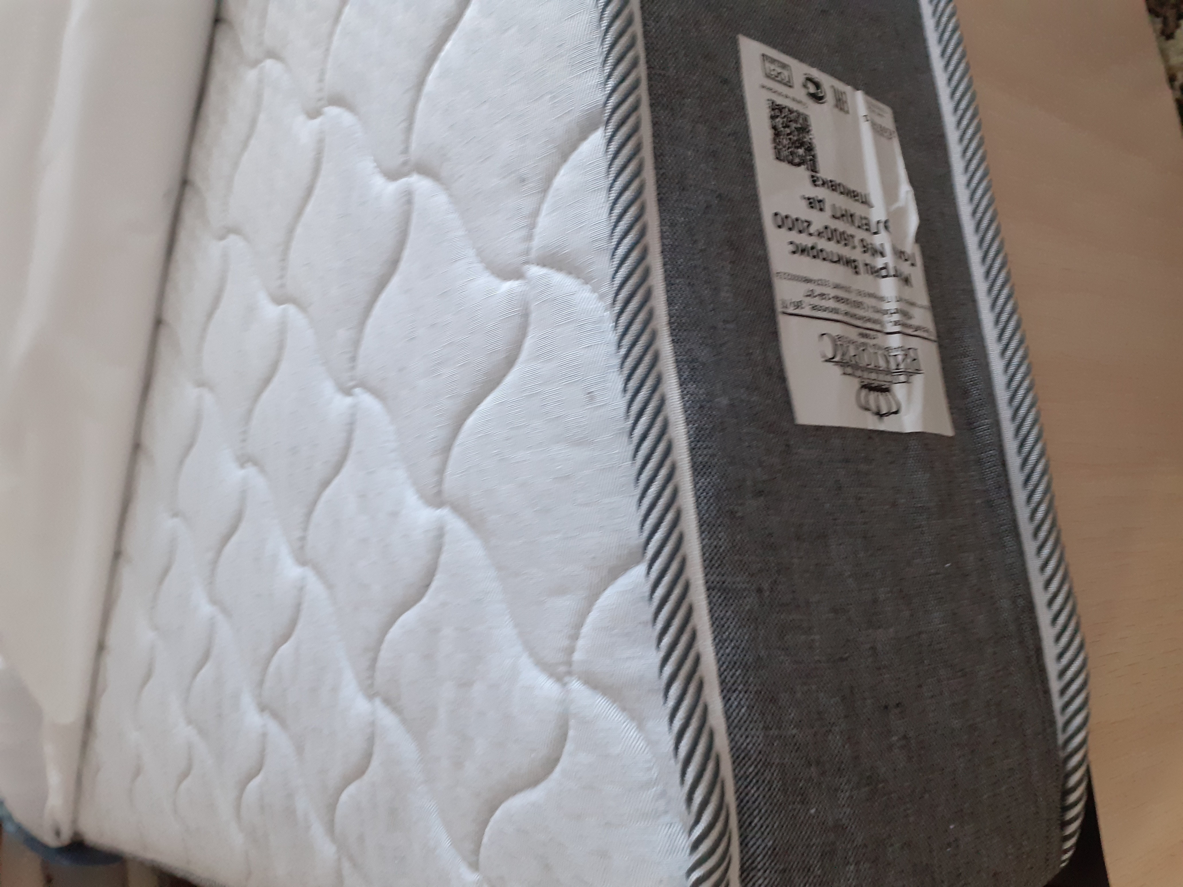 Фотография покупателя товара Матрас «Викторис Голд №6», 140х190 см, высота 21 см + ПОДАРОК - Фото 2