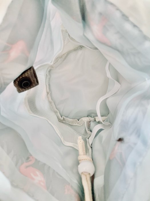 Фотография покупателя товара Косметичка на шнурке, с кошельком, цвет серо-голубой - Фото 7