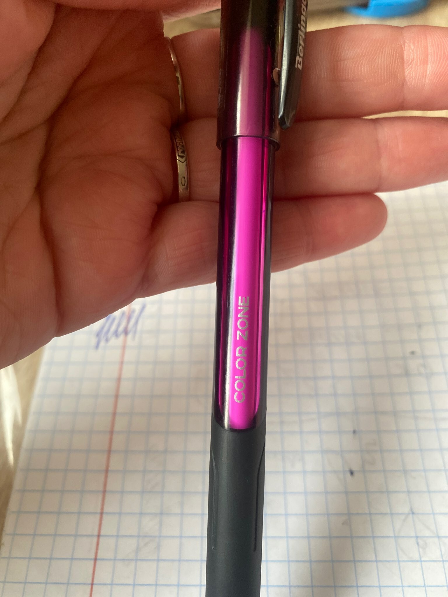 Фотография покупателя товара Ручка шариковая Berlingo Color Zone stick, стержень синий 1.0, прорезиненный корпус, МИКС - Фото 3