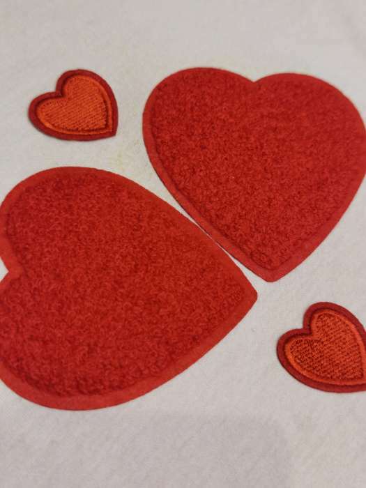 Фотография покупателя товара Термоаппликация «Сердце мягкое», 8 × 8 см, цвет красный - Фото 7