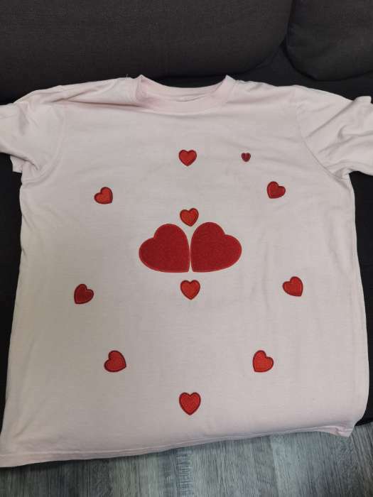 Фотография покупателя товара Термоаппликация «Сердце мягкое», 8 × 8 см, цвет красный - Фото 6