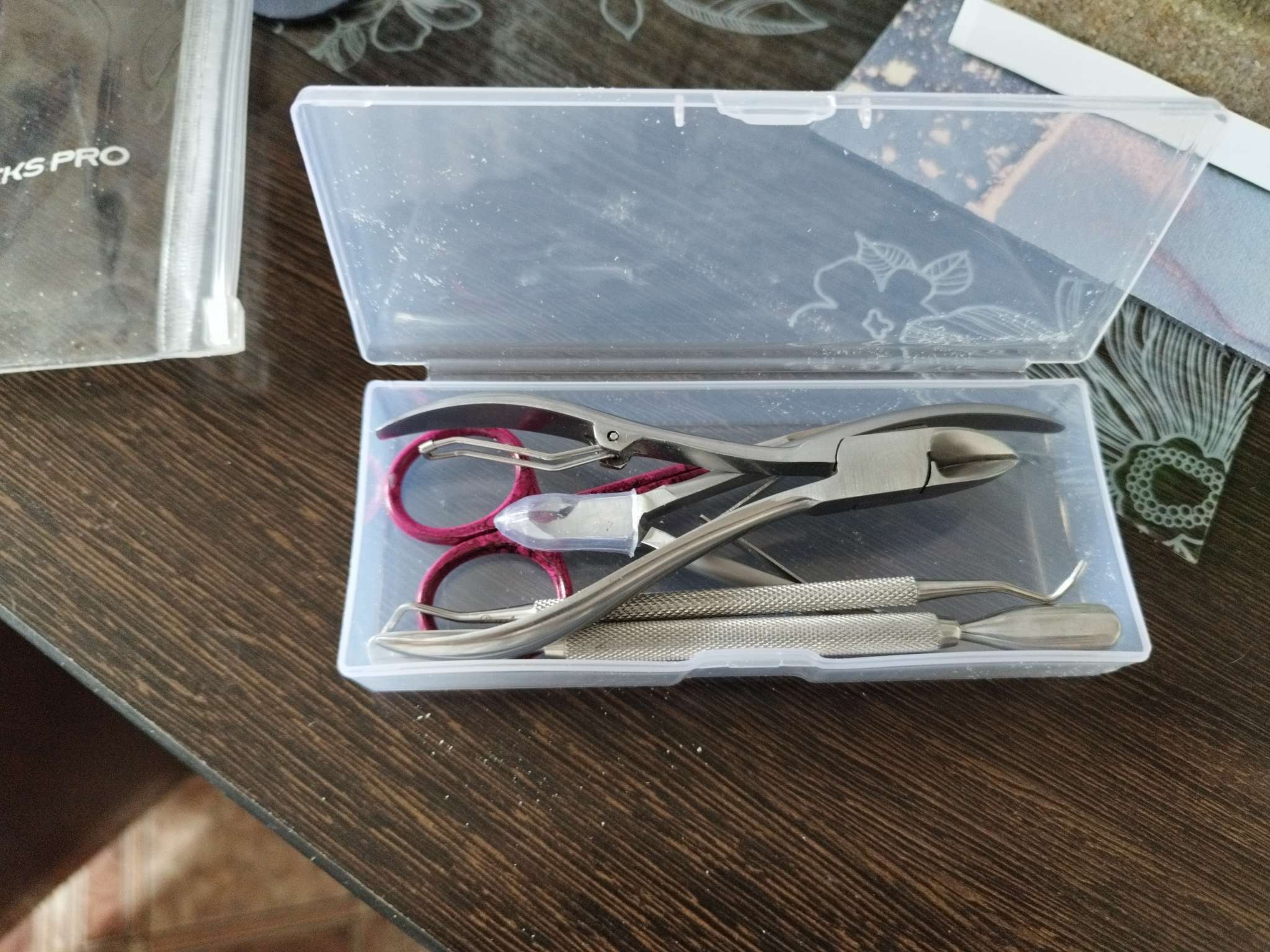 Фотография покупателя товара Бокс для хранения мелочей, 14×6×2 см, прозрачный - Фото 3