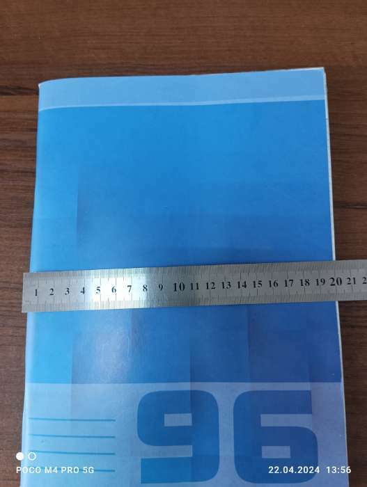 Фотография покупателя товара Тетрадь А4, 96 листов в клетку, Calligrata «Однотонная», серые листы - Фото 6