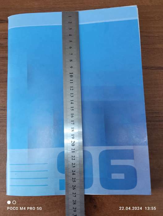 Фотография покупателя товара Тетрадь А4, 96 листов в клетку, Calligrata «Однотонная», серые листы - Фото 5