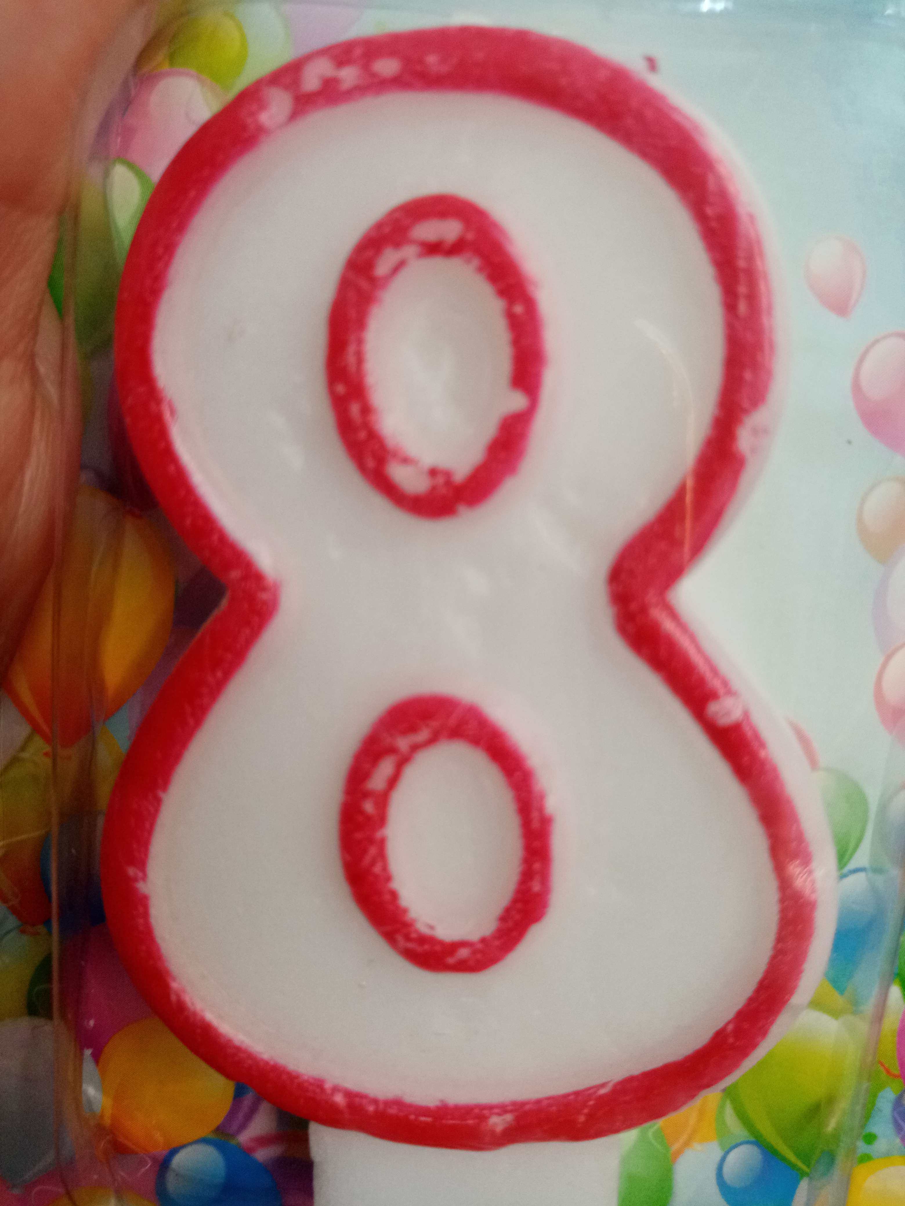 Фотография покупателя товара Свеча для торта цифра "9", ободок цветной, 7 см, МИКС - Фото 17