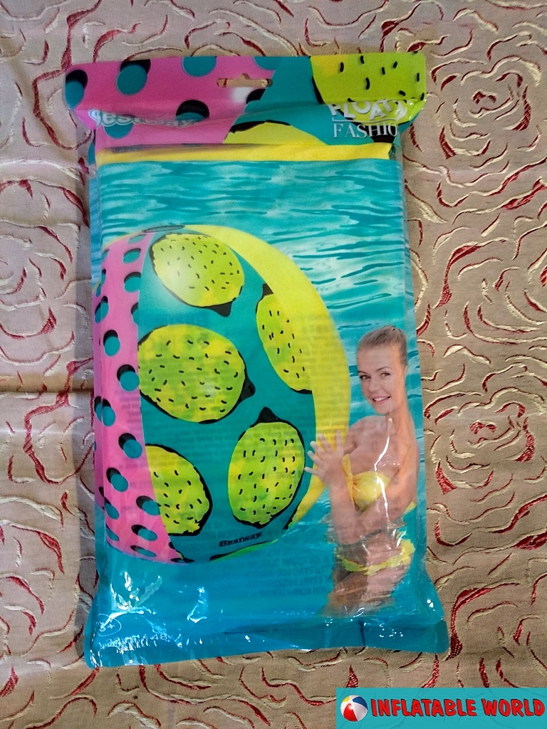 Фотография покупателя товара Мяч надувной пляжный «Ретро», 122 см, 31083 Bestway - Фото 7