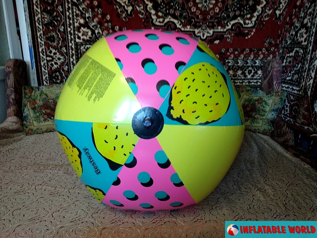 Фотография покупателя товара Мяч надувной пляжный «Ретро», 122 см, 31083 Bestway - Фото 6