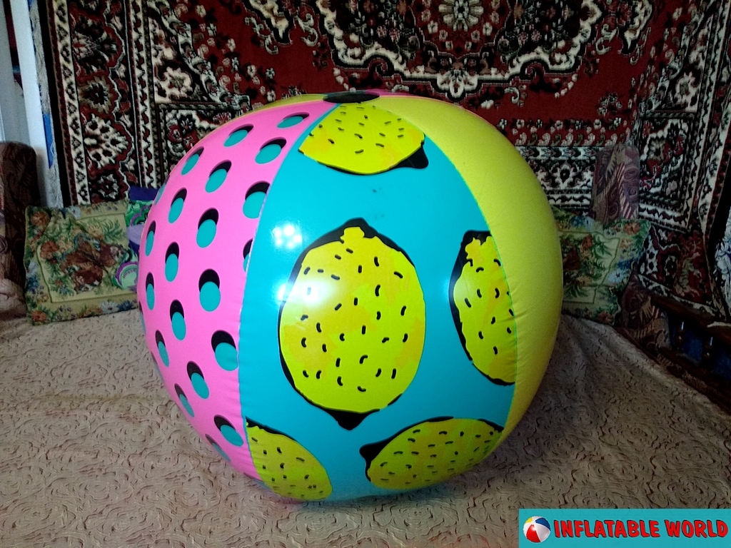 Фотография покупателя товара Мяч надувной пляжный «Ретро», 122 см, 31083 Bestway - Фото 4