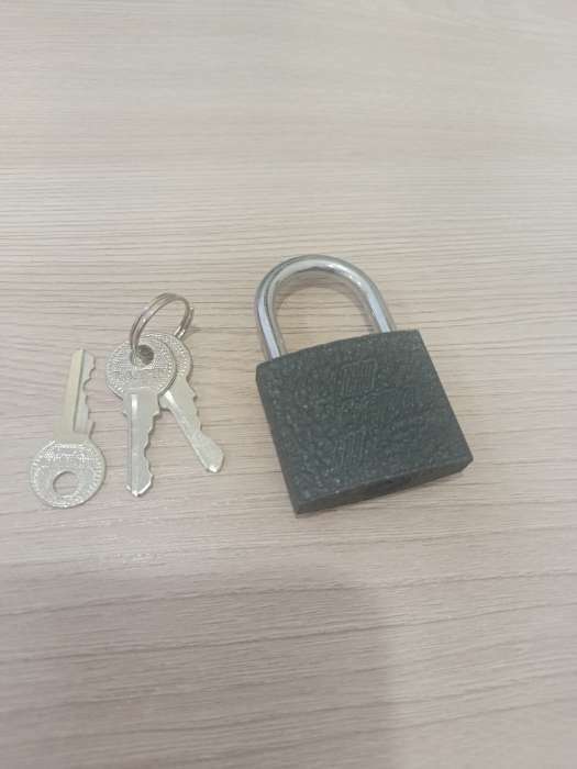 Фотография покупателя товара Замок навесной ТУНДРА, 63 мм, 3 ключа, подвес - Фото 1