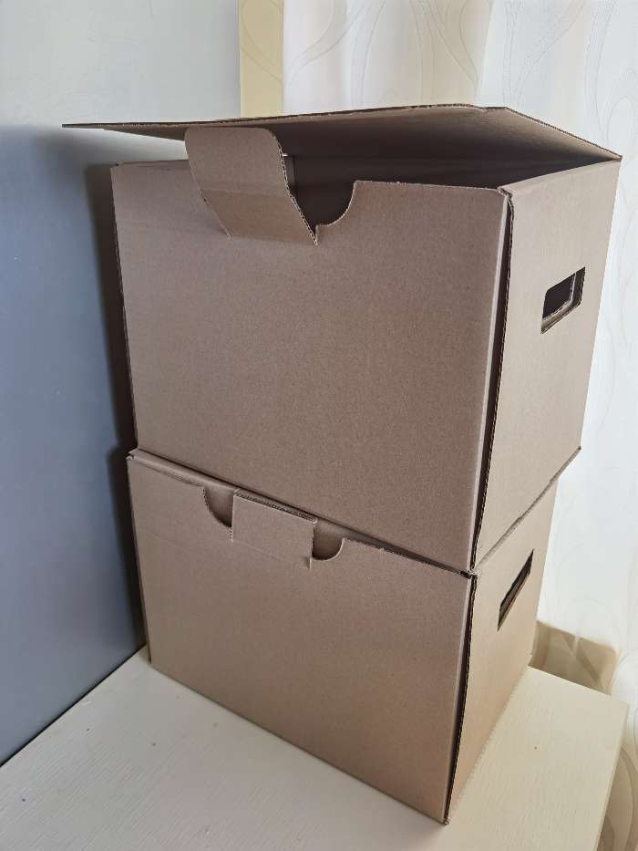 Фотография покупателя товара Коробка с крышкой 250 x 340 x 260 мм, Calligrata, микрогофрокартон, коричневый - Фото 4