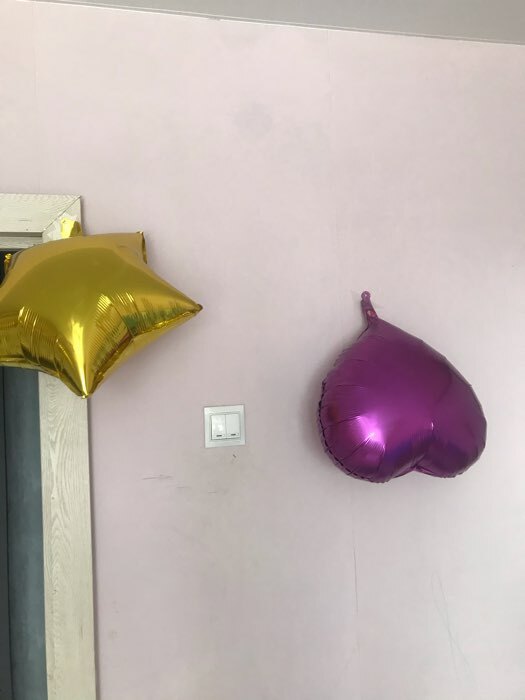 Фотография покупателя товара Воздушный шар фольгированный 18" «Звезда», цвет майский жук - Фото 5