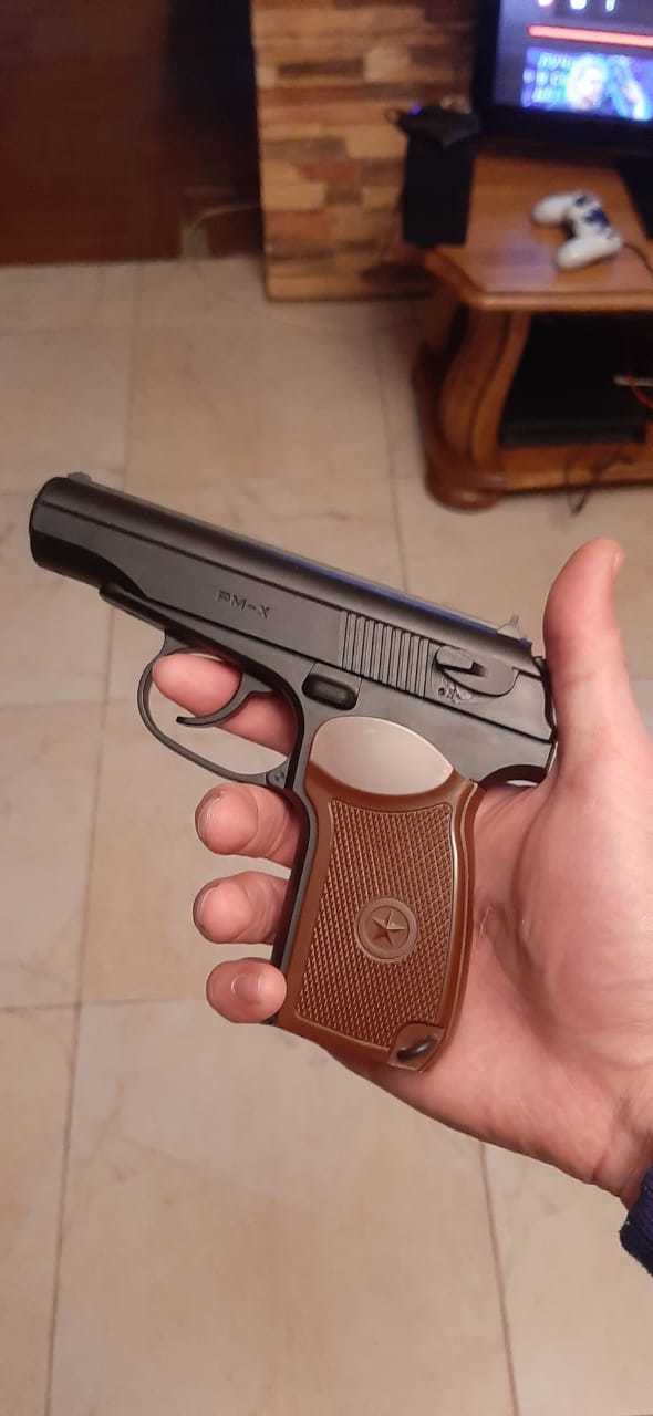 Фотография покупателя товара Пистолет пневматический "BORNER PM-X" кал. 4.5 мм, 3 Дж, корп. пластик, до 160 м/с - Фото 1