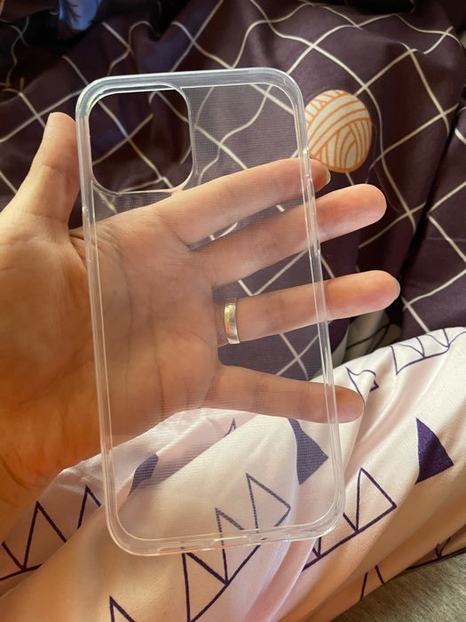 Фотография покупателя товара Чехол Innovation, для Apple iPhone 12 Pro Max, силиконовый, прозрачный - Фото 1