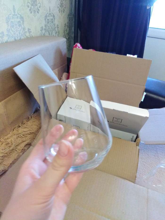 Фотография покупателя товара Набор стеклянных стаканов «Аллегра», 425 мл, 4 шт
