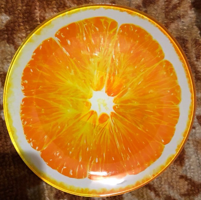 Фотография покупателя товара Тарелка стеклянная пирожковая Доляна «Сочный апельсин», d=18 см - Фото 4