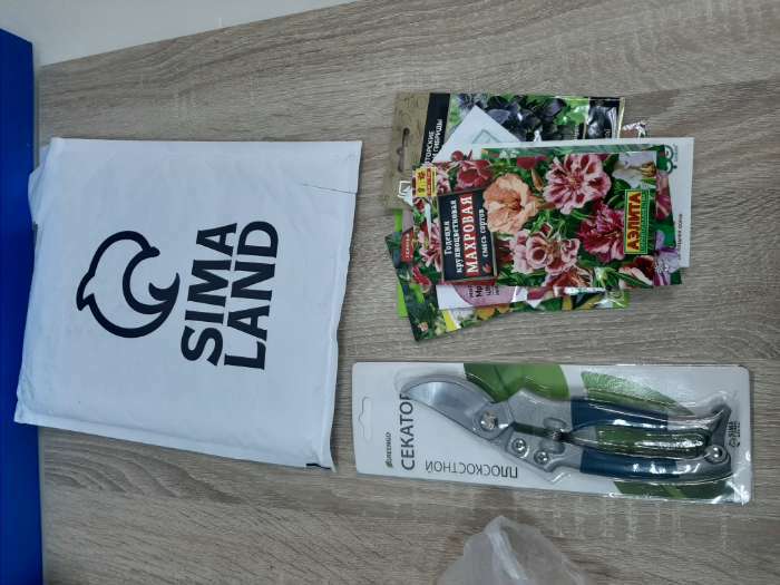 Фотография покупателя товара Секатор плоскостной, 8" (20 см), c пластиковыми ручками, Greengo