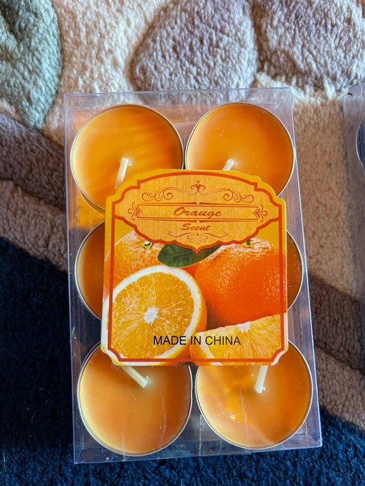 Фотография покупателя товара Набор свечей чайных ароматических, 6 шт, апельсин - Фото 7