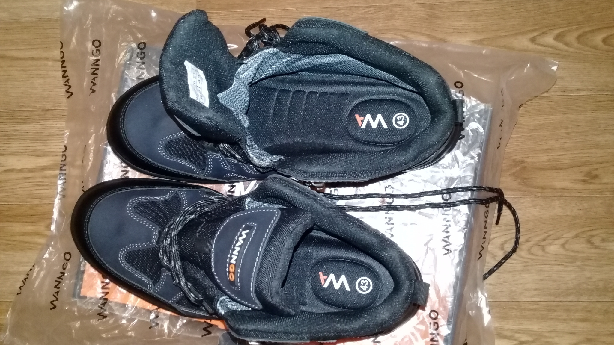 Фотография покупателя товара Ботинки треккинговые WANNGO WG2-26-ET-1, демисезонные, цвет синий, размер 40 - Фото 5