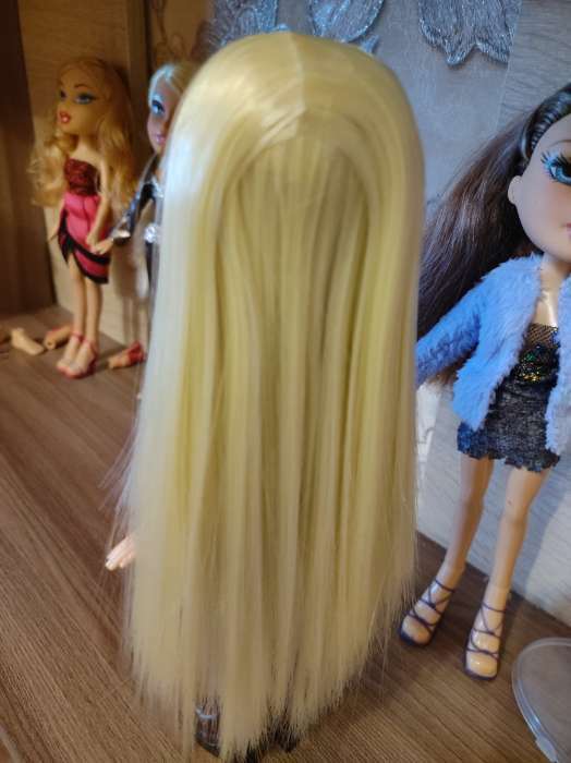 Фотография покупателя товара Волосы - тресс для кукол «Прямые» длина волос: 15 см, ширина:100 см, цвет № 613 - Фото 2