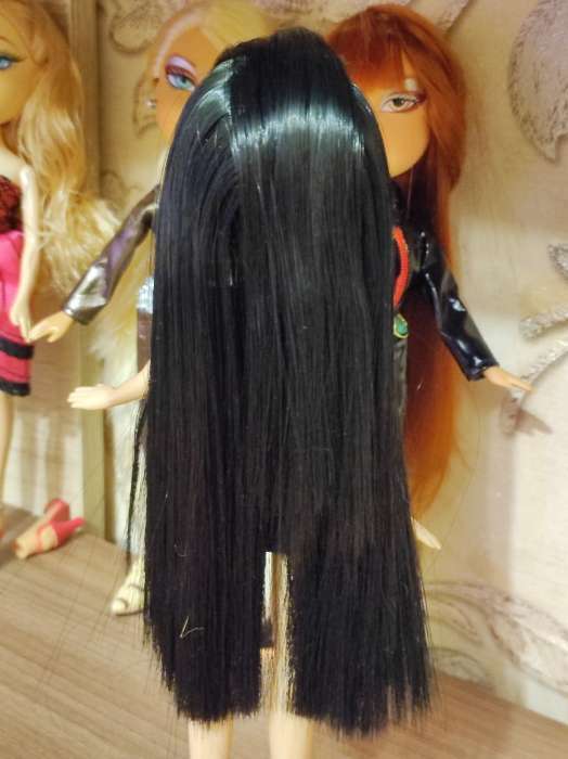 Фотография покупателя товара Волосы - тресс для кукол «Прямые» длина волос: 15 см, ширина: 100 см, цвет № 1