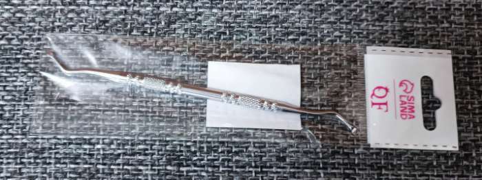 Фотография покупателя товара Кюретка двусторонняя, 14 см, цвет серебристый
