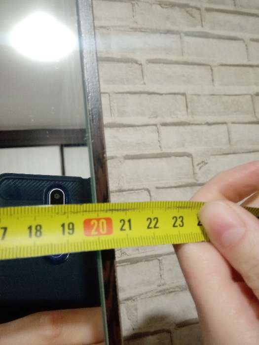 Фотография покупателя товара Пенал с зеркалом с гладильной доской Светлана, 500х150х1740, Дуб сонома - Фото 20