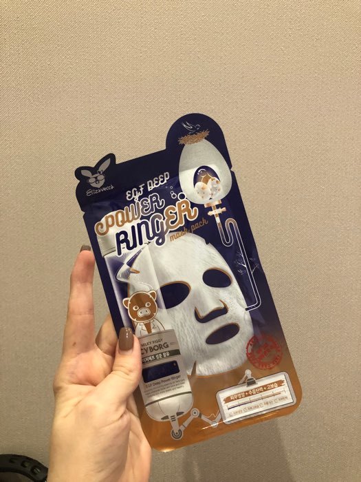 Фотография покупателя товара Регенерирующая маска для лица Elizavecca EGF Deep Power Ringer Mask Pack, 23 мл