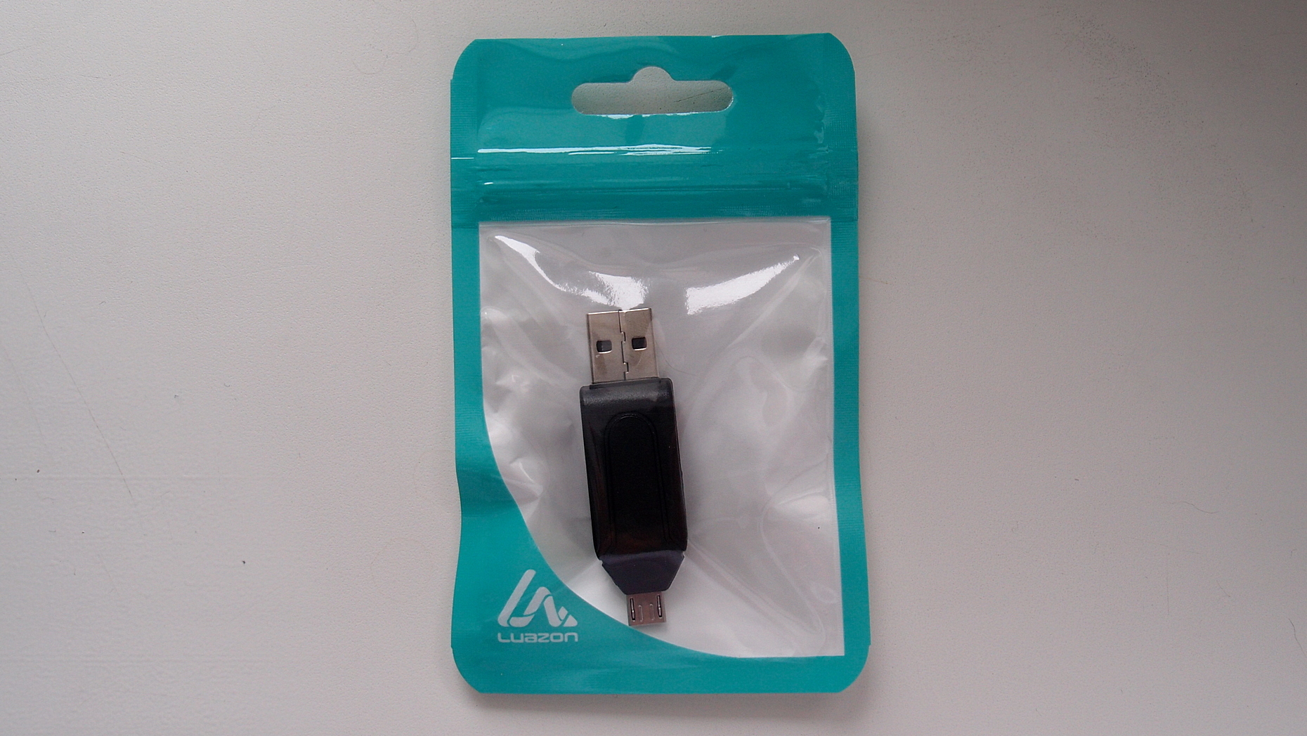 Фотография покупателя товара Картридер-OTG LuazON LNCR-001, подключение microUSB и USB, слоты SD microSD, черный - Фото 8