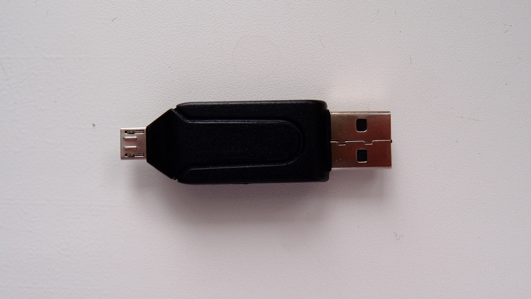 Фотография покупателя товара Картридер-OTG LuazON LNCR-001, подключение microUSB и USB, слоты SD microSD, черный - Фото 5