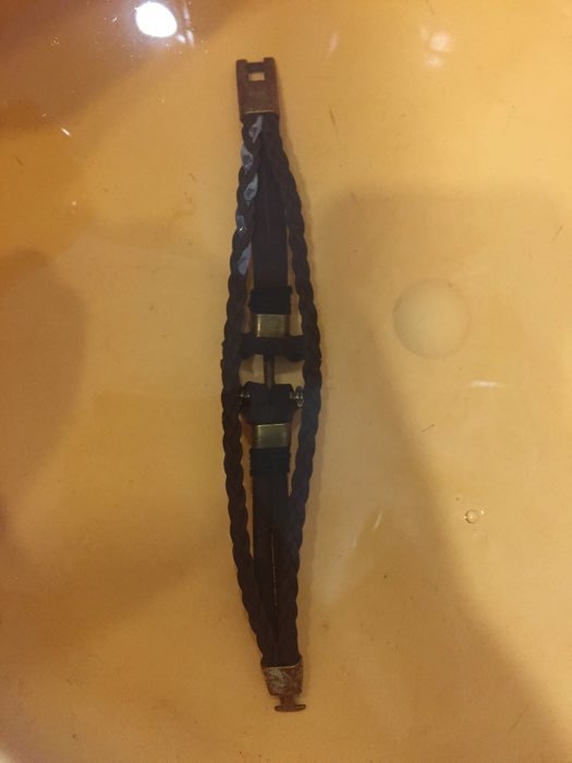 Фотография покупателя товара Браслет унисекс «Магия знаков» якорь, цвет коричневый с чернёным золотом, 18 см - Фото 1