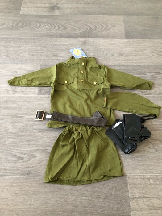 Фотография покупателя товара Военная форма для девочки «Солдаточка», 9-12 месяцев, рост 85 см