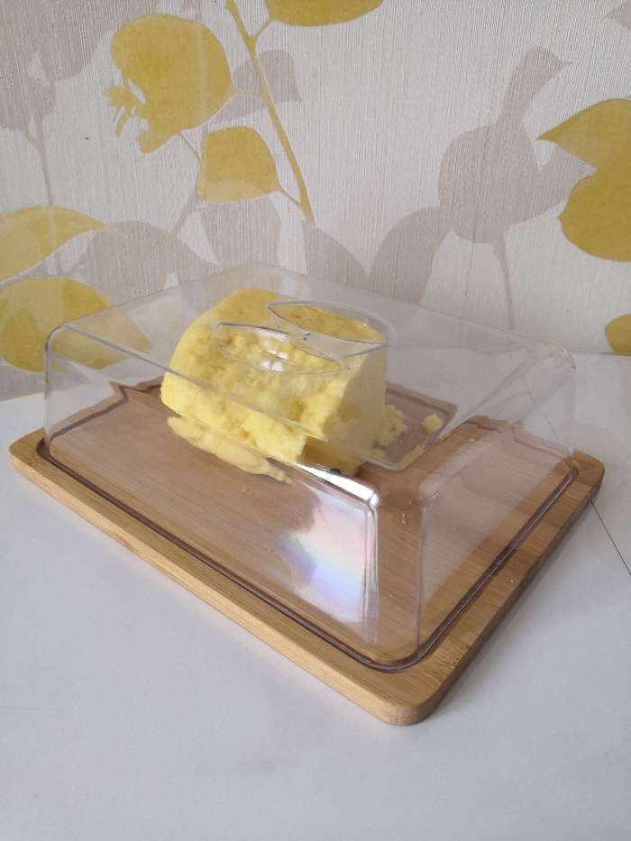 Фотография покупателя товара Сырница-маслёнка, 24×18,5×7 см, бамбук