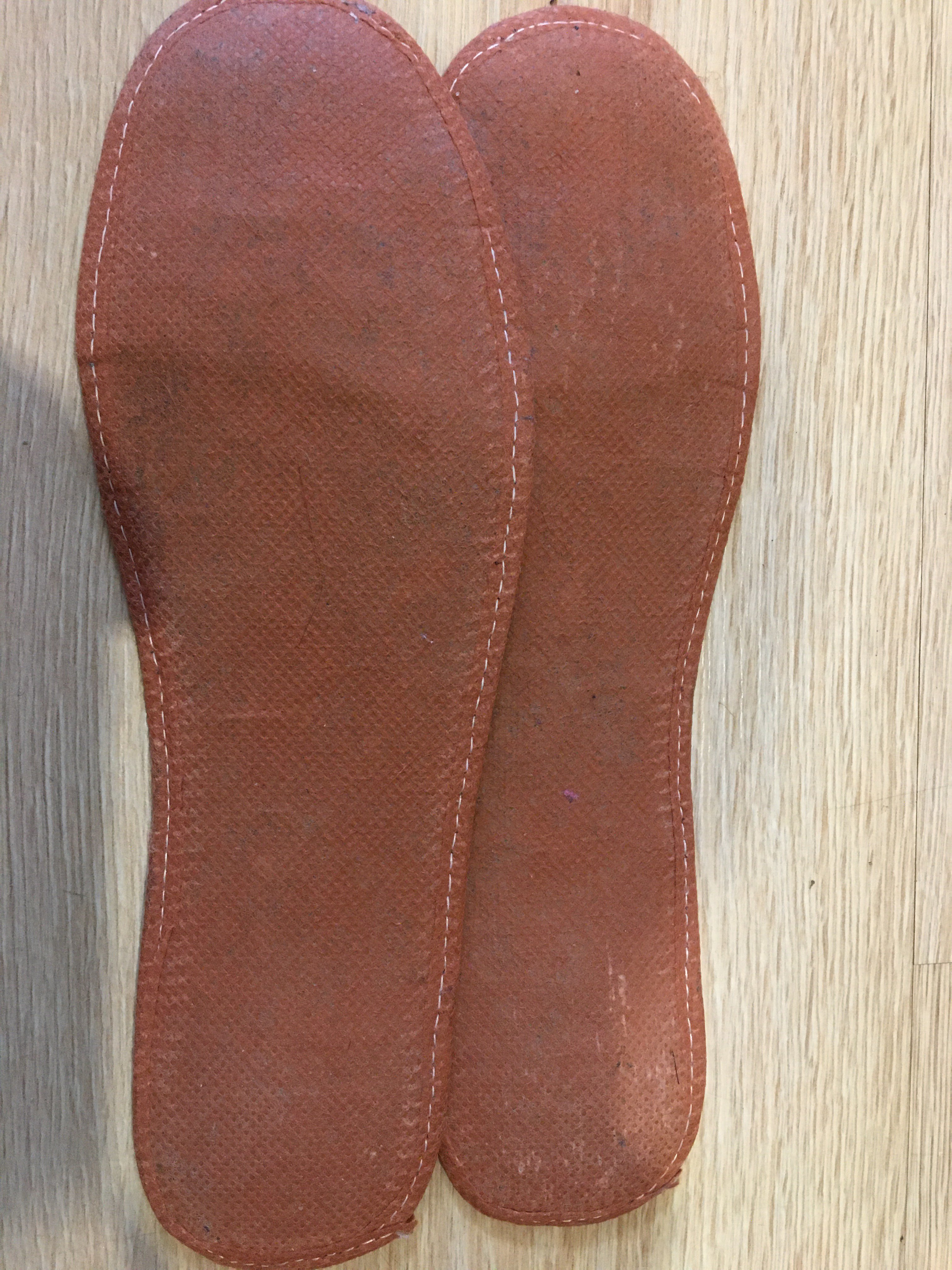 Фотография покупателя товара Стельки для обуви, окантовка, 42 р-р, пара, цвет коричневый - Фото 2