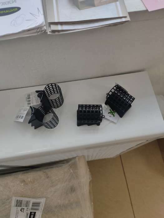 Фотография покупателя товара Груз-кормушка металлическая X-FEEDER ME ALLIGATOR M PERFO, Matt Black, 60 г, 28 мл - Фото 1