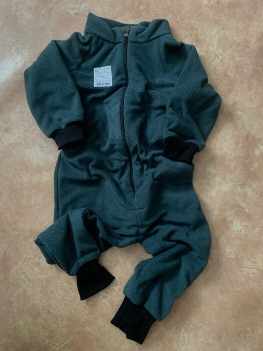 Фотография покупателя товара Комбинезон детский, цвет серый, рост 74-80 см - Фото 2