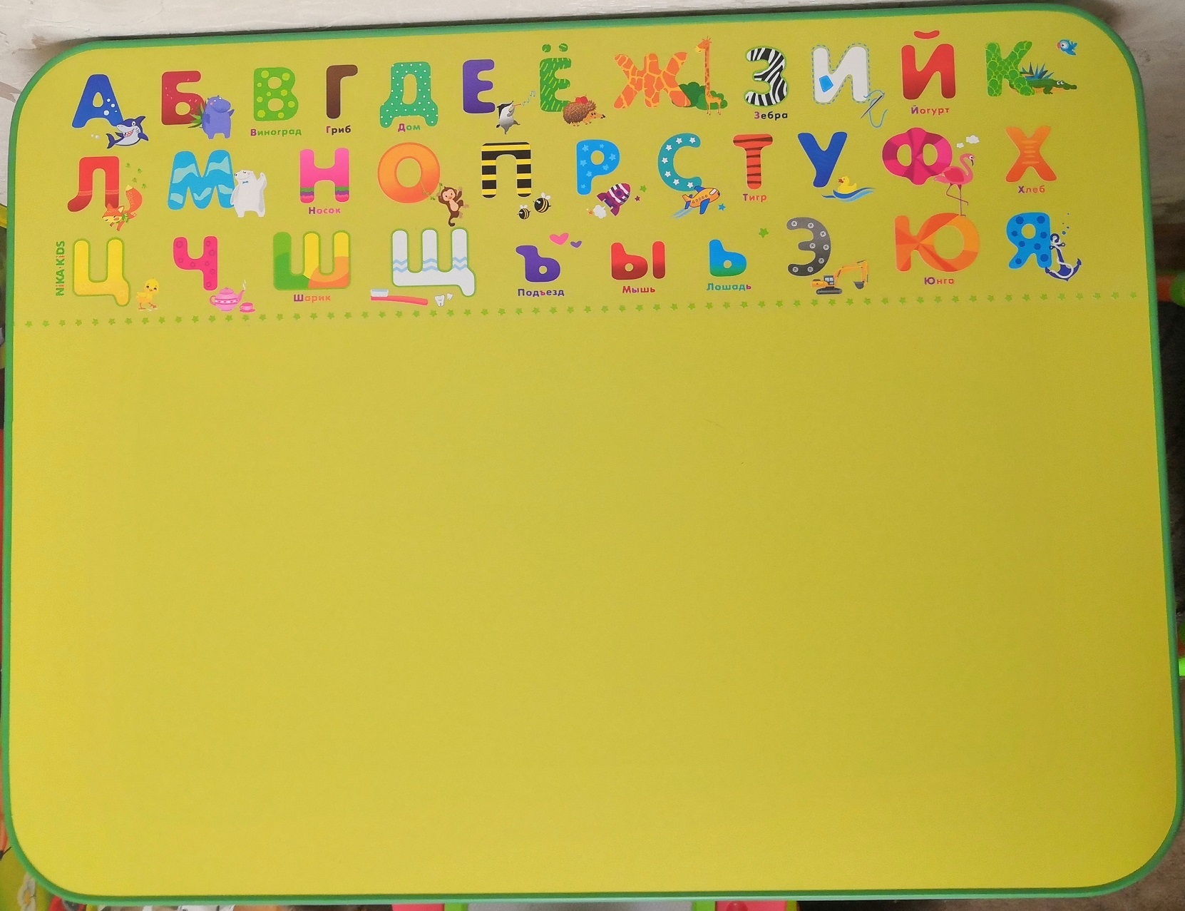 Фотография покупателя товара Комплект детской мебели «Алина» складной, цвет салатовый