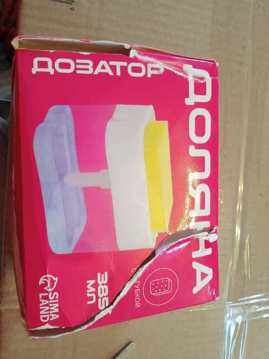 Фотография покупателя товара Дозатор для моющего средства с подставкой для губки Доляна, губка в комплекте, 385 мл, цвет белый - Фото 25