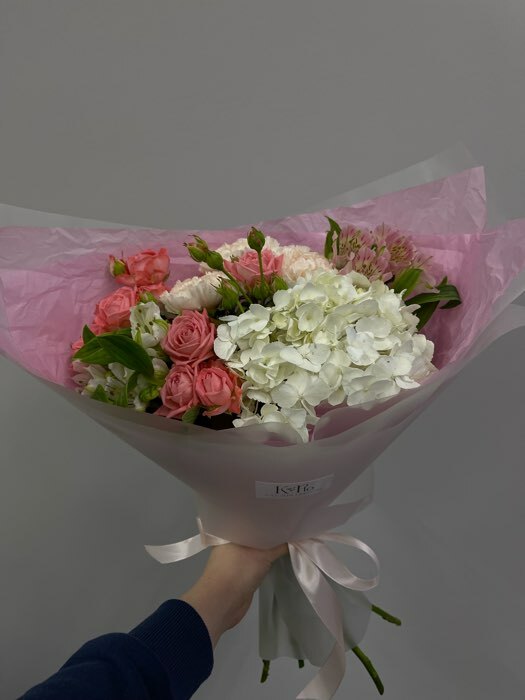 Фотография покупателя товара Бумага упаковочная тишью, розовая, 50 см х 66 см