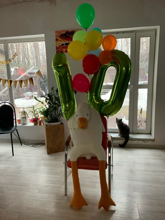 Фотография покупателя товара Воздушный шар фольгированный 40" «Цифра 9» - Фото 2