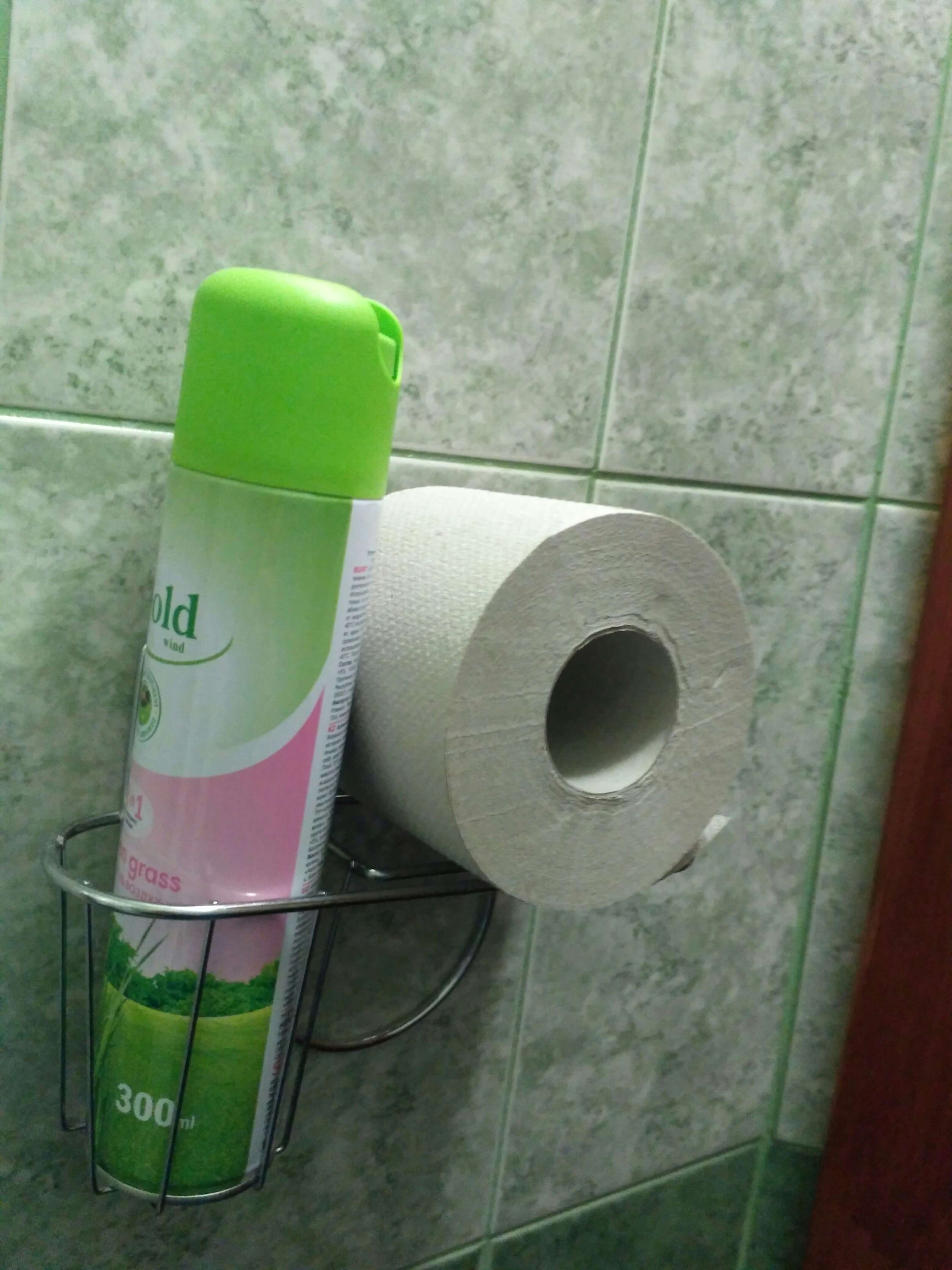 Держатель туалетной бумаги и освежителя воздуха для крепления на на присосках 2382753, хром, SORCOSA - Фото 2